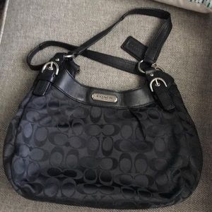Coach Hampton Black shoulder bag